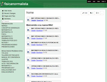 Tablet Screenshot of fisicanormalista.wikispaces.com