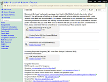 Tablet Screenshot of lewisinmath.wikispaces.com