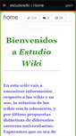 Mobile Screenshot of estudiowiki.wikispaces.com