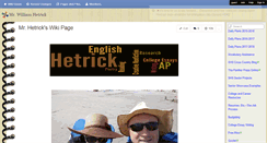 Desktop Screenshot of hetrick.wikispaces.com
