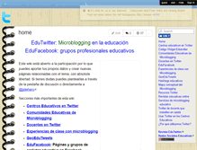 Tablet Screenshot of edutwitter.wikispaces.com