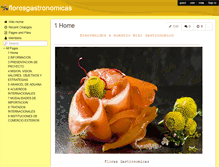 Tablet Screenshot of floresgastronomicas.wikispaces.com