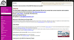 Desktop Screenshot of flatclassroomproject2008.wikispaces.com