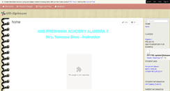 Desktop Screenshot of ahs-algebra4me.wikispaces.com