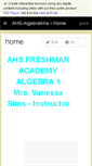 Mobile Screenshot of ahs-algebra4me.wikispaces.com