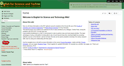 Desktop Screenshot of englishforscienceandtechnology-chem.wikispaces.com