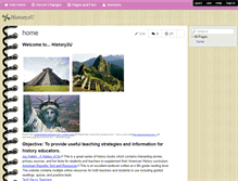Tablet Screenshot of history2u.wikispaces.com