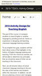 Mobile Screenshot of 2010-tesol-activity-design.wikispaces.com