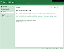 Tablet Screenshot of jannotti-land.wikispaces.com