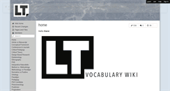 Desktop Screenshot of ltvocabulary.wikispaces.com