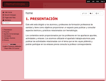 Tablet Screenshot of hemapmoralba.wikispaces.com