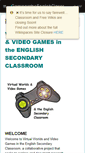 Mobile Screenshot of gamingintheenglishclassroom.wikispaces.com