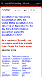 Mobile Screenshot of constitutionday.wikispaces.com
