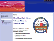 Tablet Screenshot of chenvmms.wikispaces.com