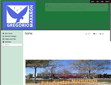 Tablet Screenshot of estudiantesnocturnos.wikispaces.com