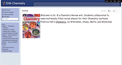 Desktop Screenshot of drb-chemistry.wikispaces.com