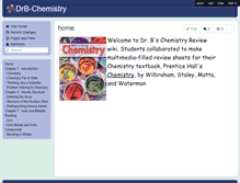 Tablet Screenshot of drb-chemistry.wikispaces.com