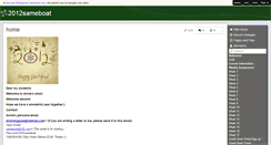 Desktop Screenshot of 2012sameboat.wikispaces.com