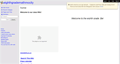 Desktop Screenshot of eigthgrademathmocity.wikispaces.com