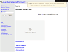 Tablet Screenshot of eigthgrademathmocity.wikispaces.com