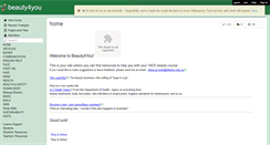 Desktop Screenshot of beauty4you.wikispaces.com