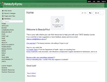 Tablet Screenshot of beauty4you.wikispaces.com