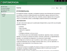 Tablet Screenshot of entomofagia.wikispaces.com