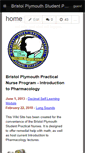 Mobile Screenshot of bpstudentpracticalnurse.wikispaces.com