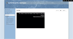Desktop Screenshot of currentevents-worldgeo.wikispaces.com
