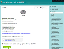 Tablet Screenshot of esctelecomunicaciones.wikispaces.com