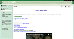 Desktop Screenshot of lenguajeyfilosofia.wikispaces.com