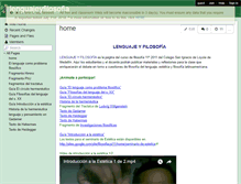 Tablet Screenshot of lenguajeyfilosofia.wikispaces.com