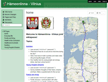Tablet Screenshot of hmlvilnius.wikispaces.com
