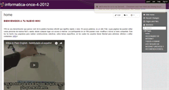 Desktop Screenshot of informatica-once-4-2012.wikispaces.com