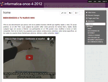 Tablet Screenshot of informatica-once-4-2012.wikispaces.com