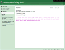 Tablet Screenshot of losanimlaesdelagranja.wikispaces.com