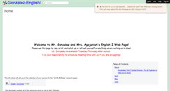 Desktop Screenshot of gonzalez-english.wikispaces.com