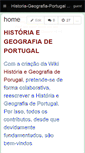 Mobile Screenshot of historia-geografia-portugal.wikispaces.com