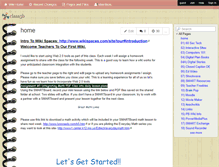 Tablet Screenshot of class5b.wikispaces.com