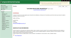 Desktop Screenshot of emprendimiento3varias.wikispaces.com