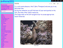 Tablet Screenshot of dthomp2055.wikispaces.com