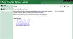 Desktop Screenshot of feiravirtualcienciasnaturais.wikispaces.com