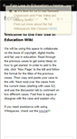 Mobile Screenshot of fairuseineducation.wikispaces.com