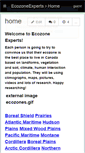 Mobile Screenshot of ecozoneexperts.wikispaces.com
