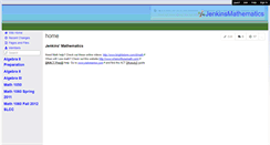 Desktop Screenshot of jenkinsmathematics.wikispaces.com
