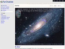 Tablet Screenshot of ferchamat.wikispaces.com