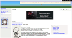 Desktop Screenshot of conceptskills.wikispaces.com