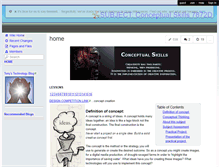 Tablet Screenshot of conceptskills.wikispaces.com
