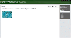 Desktop Screenshot of laboratoriodeorganica.wikispaces.com