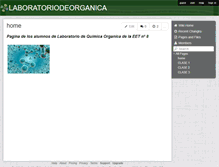 Tablet Screenshot of laboratoriodeorganica.wikispaces.com